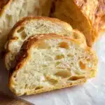 Croissant loaf sourdough close-up