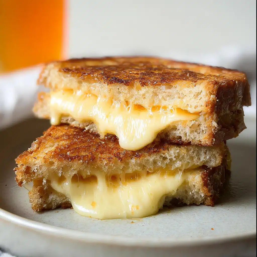 Sourdough bread grilled cheese sandwich