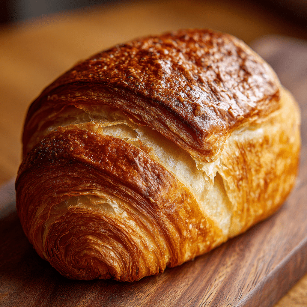 Easy croissant sourdough bread recipe baked loaf