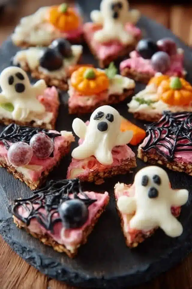 Colorful Halloween finger food ideas for a spooky celebration.