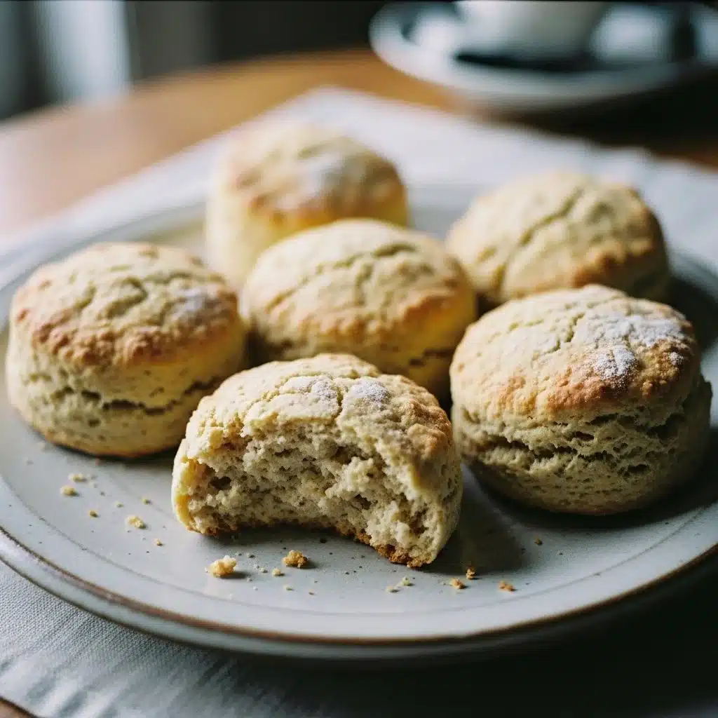 Homemade Breakfast Protein Biscuits high in fiber and energy.