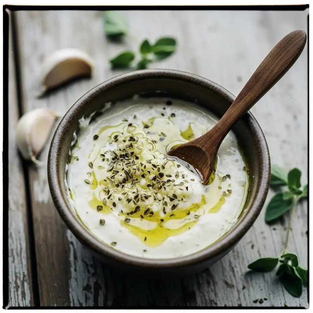 Homemade garlic sauce for enhancing pizza flavor and taste