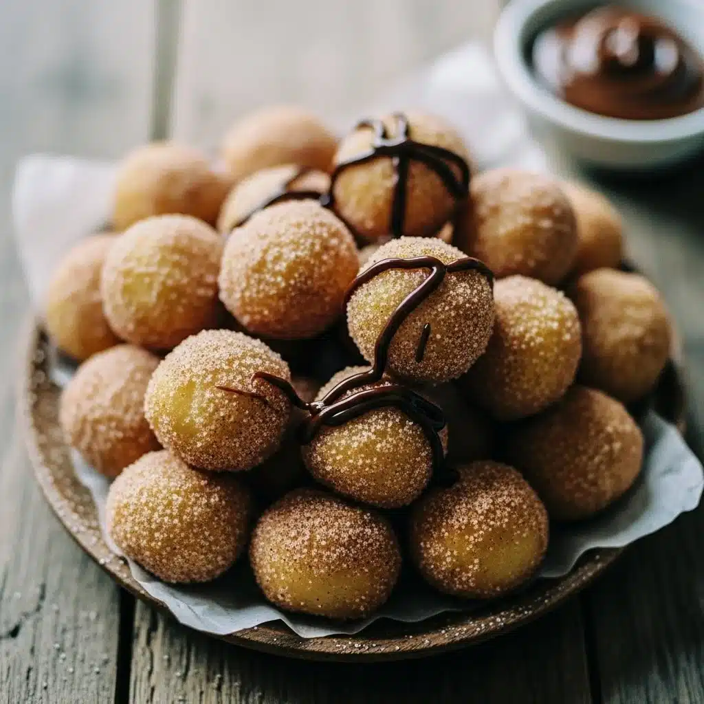 Healthy Air Fryer Churro Bites 1 Delicious healthy air fryer churro bites served on a plate with cinnamon sugar