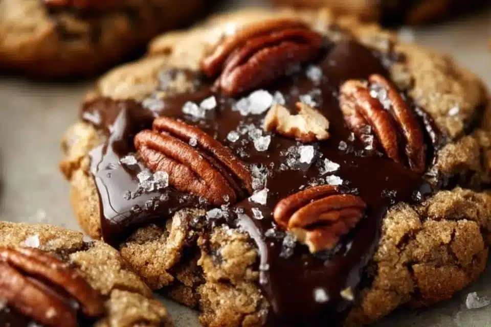 Easy Butter Pecan Chocolate Chip Cookies: 7 Irresistible Reasons to Bake Now 4 Delicious butter pecan chocolate chip cookies on a plate