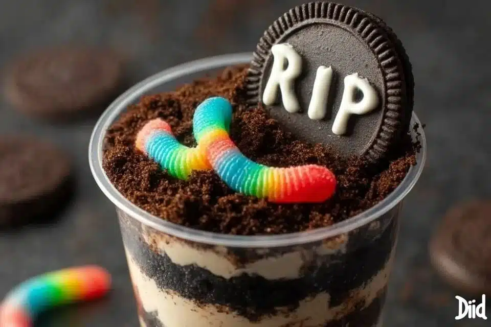Easy Halloween Dirt Cups 4 Easy Halloween Dirt Cups