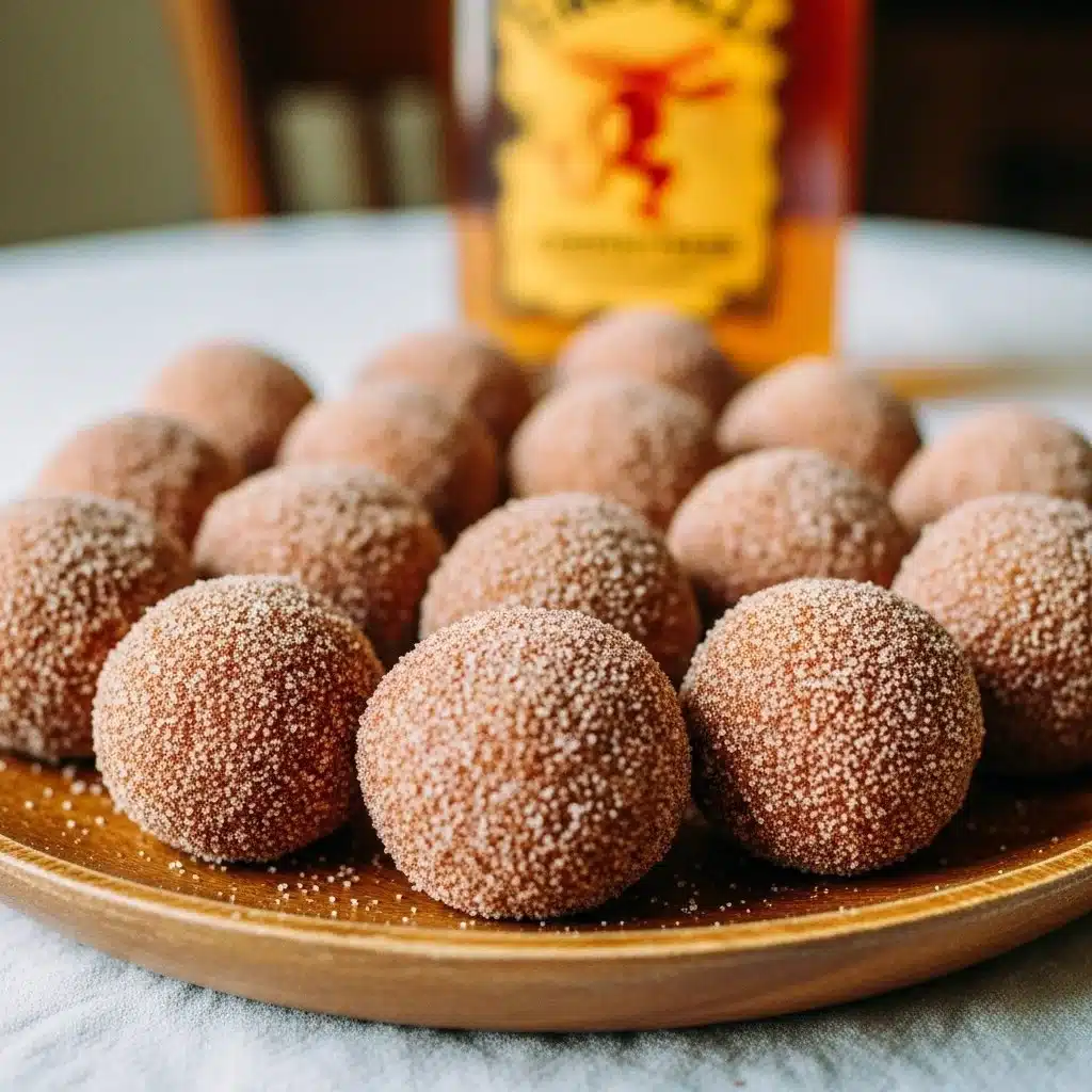 Fireball Whiskey Balls - sweet treats made with Fireball Whiskey