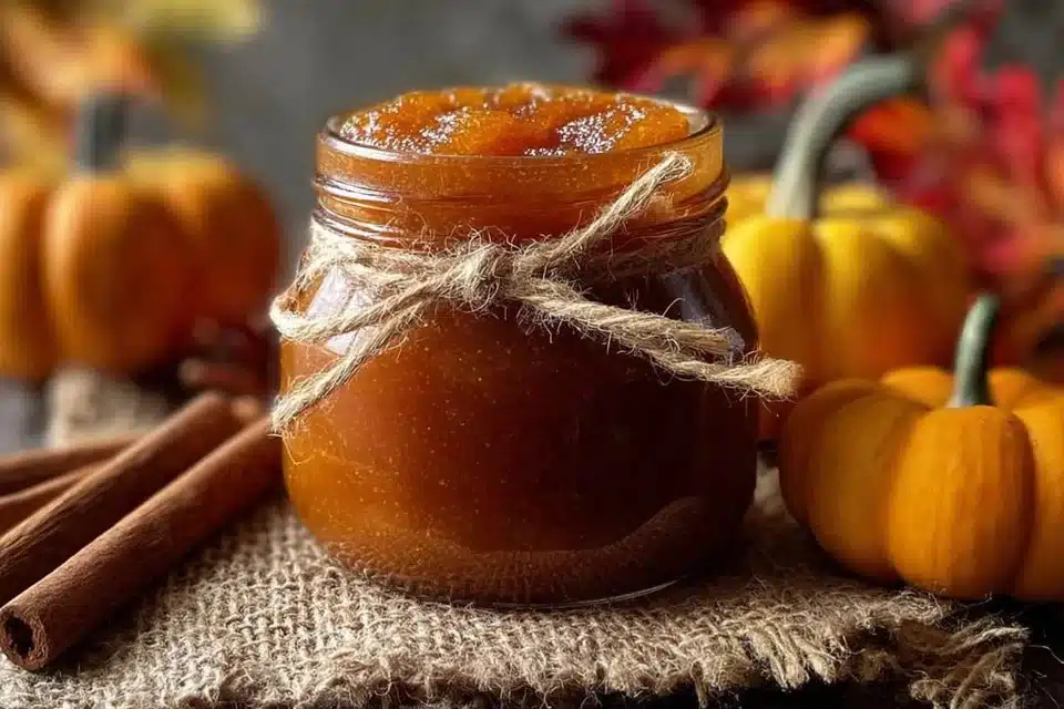The Ultimate Instant Pot Pumpkin Butter Recipe You Need to Try 2 Jar of homemade Instant Pot pumpkin butter with fall spices