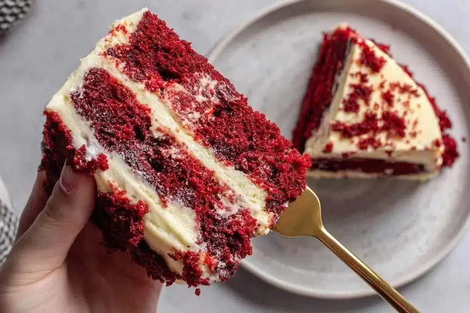 Moist red velvet cupcakes with creamy vanilla ermine frosting