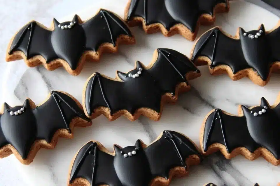 Soft Halloween Sugar Cookies with Easy Buttercream Frosting 4 Soft Halloween sugar cookies decorated with colorful buttercream frosting