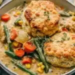 Easy Chicken Pot Pie Casserole – 7-Star Cheesy Biscuit Comfort 6 easy chicken pot pie casserole with cheesy drop bi 2025 10 08 122742 150x150 1