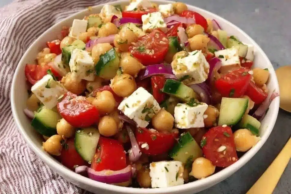 Easy Dense Bean Salad with Sun-Dried Tomato Vinaigrette 4 Delicious dense bean salad with sun-dried tomato vinaigrette on a plate