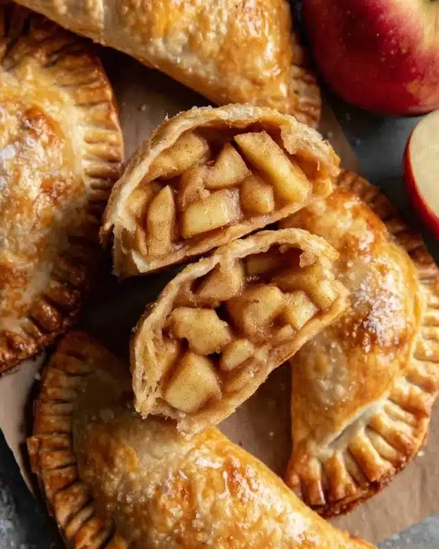 Easy homemade apple hand pies with a flaky crust
