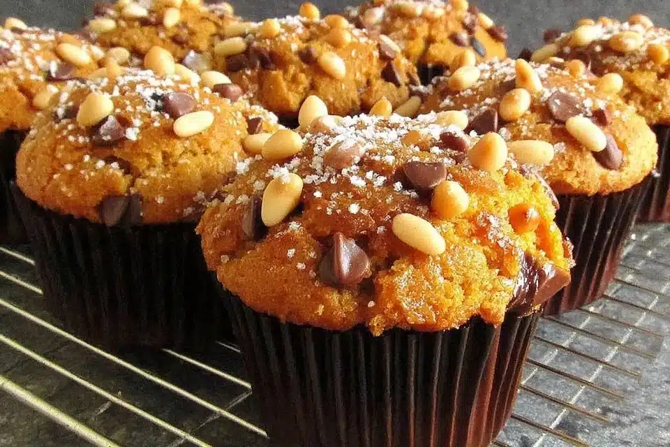 Healthy Pumpkin Quinoa Muffins baked with nutritious ingredients