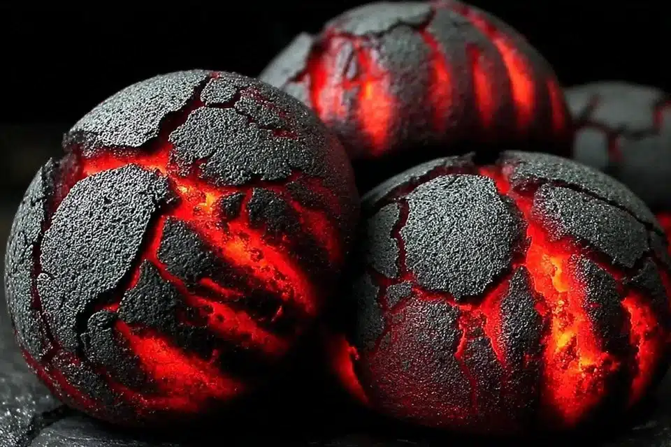 Spooky Halloween Brimstone Bread decorated for a festive celebration.