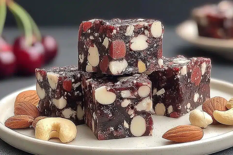 Traditional Pemmican 4 Traditional pemmican made from dried meat, fat, and berries, a nutritious survival food.