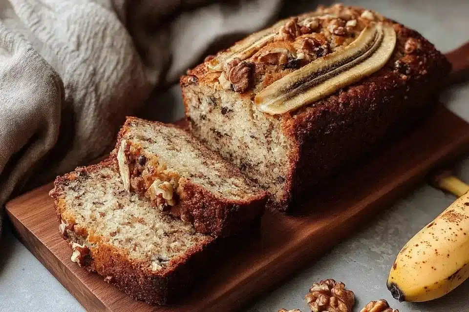7 Reasons Ultimate Moist Banana Bread Is the Coziest Treat You'll Ever Bake 4 Freshly baked ultimate moist banana bread sliced on a wooden table