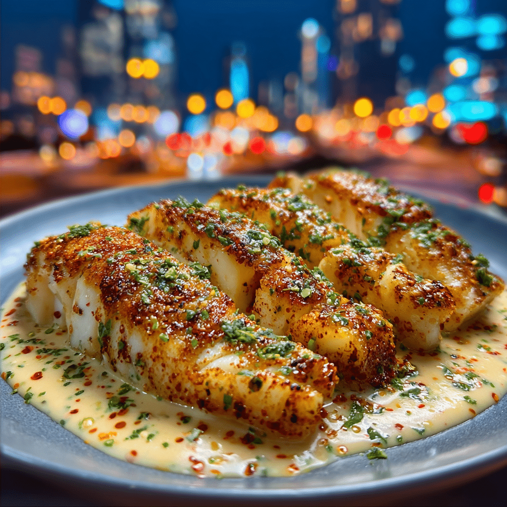 Garlic Butter Cod Strips with Sweet Chili Lime Sauce 4 Garlic Butter Cod Strips with Sweet Chili Lime Sauce