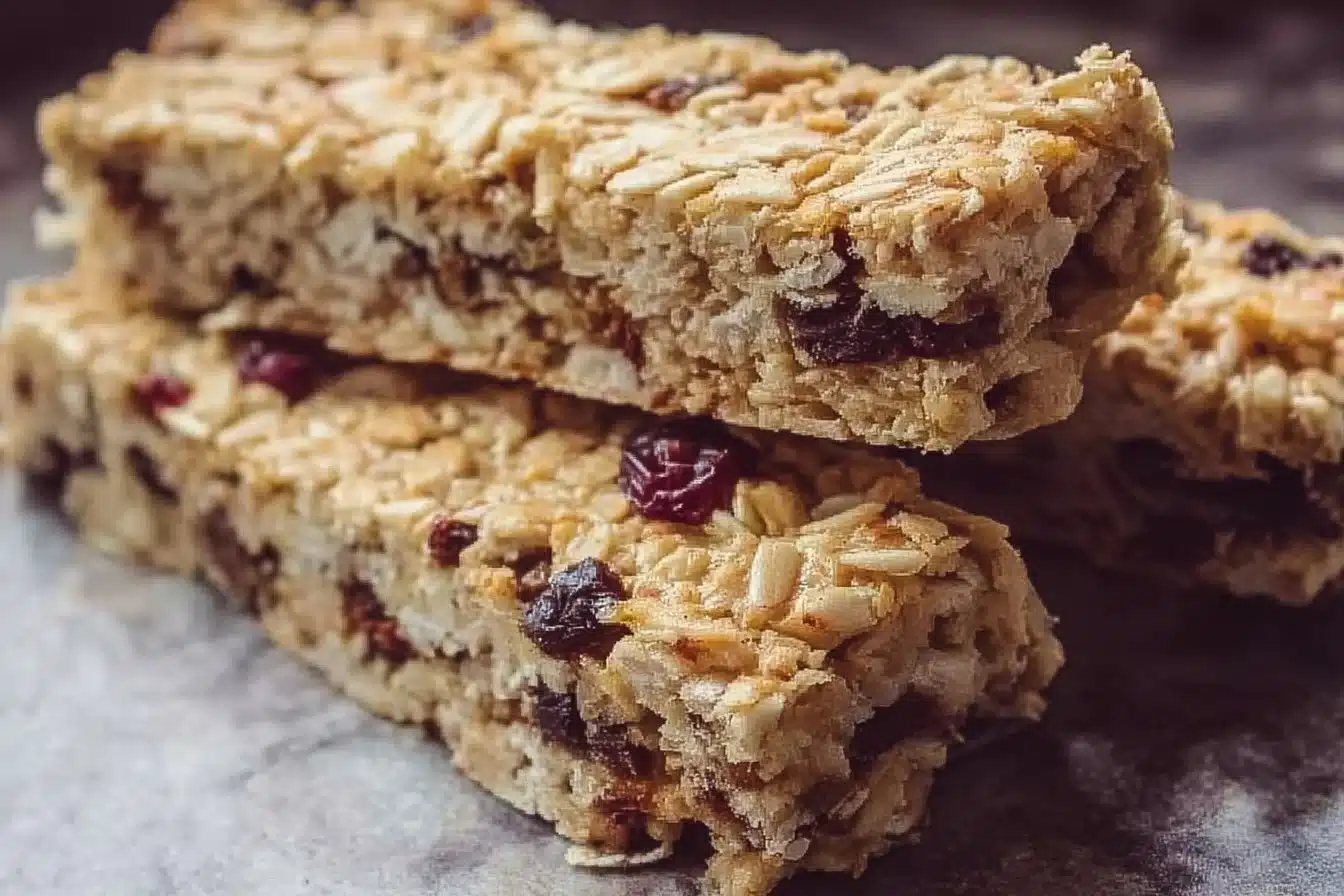 Delicious chewy granola bars made with wholesome ingredients