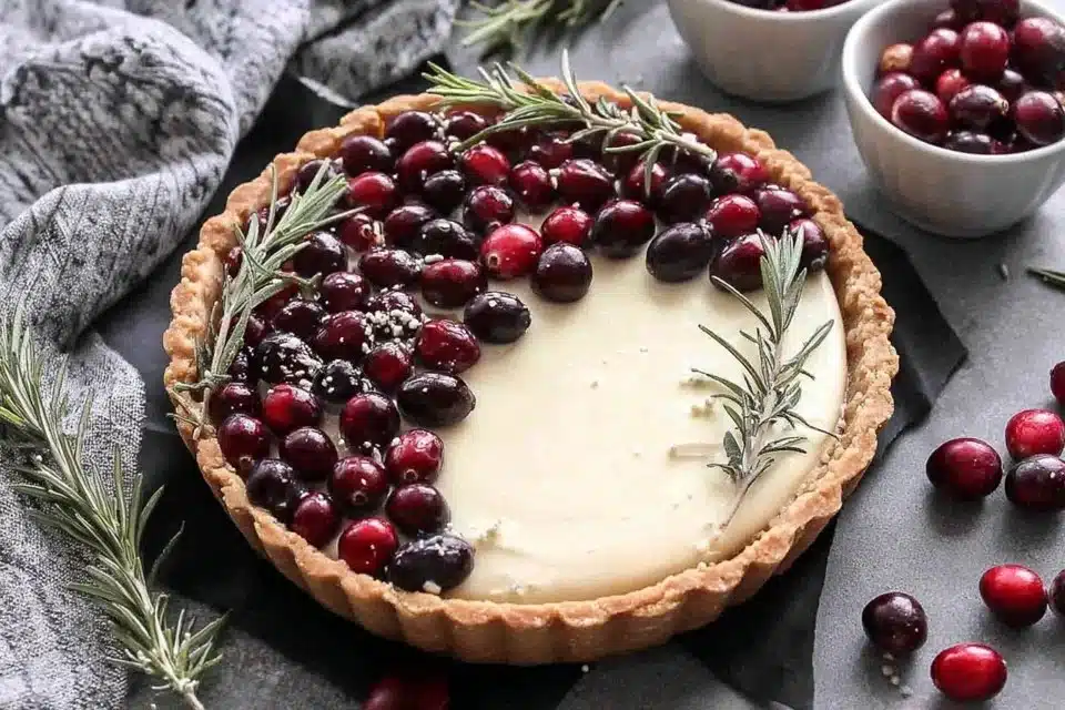 The Ultimate Chocolate Cranberry Tart Recipe—Delicious and Irresistible! 3 Delicious Chocolate Cranberry Tart with rich chocolate and tart cranberries