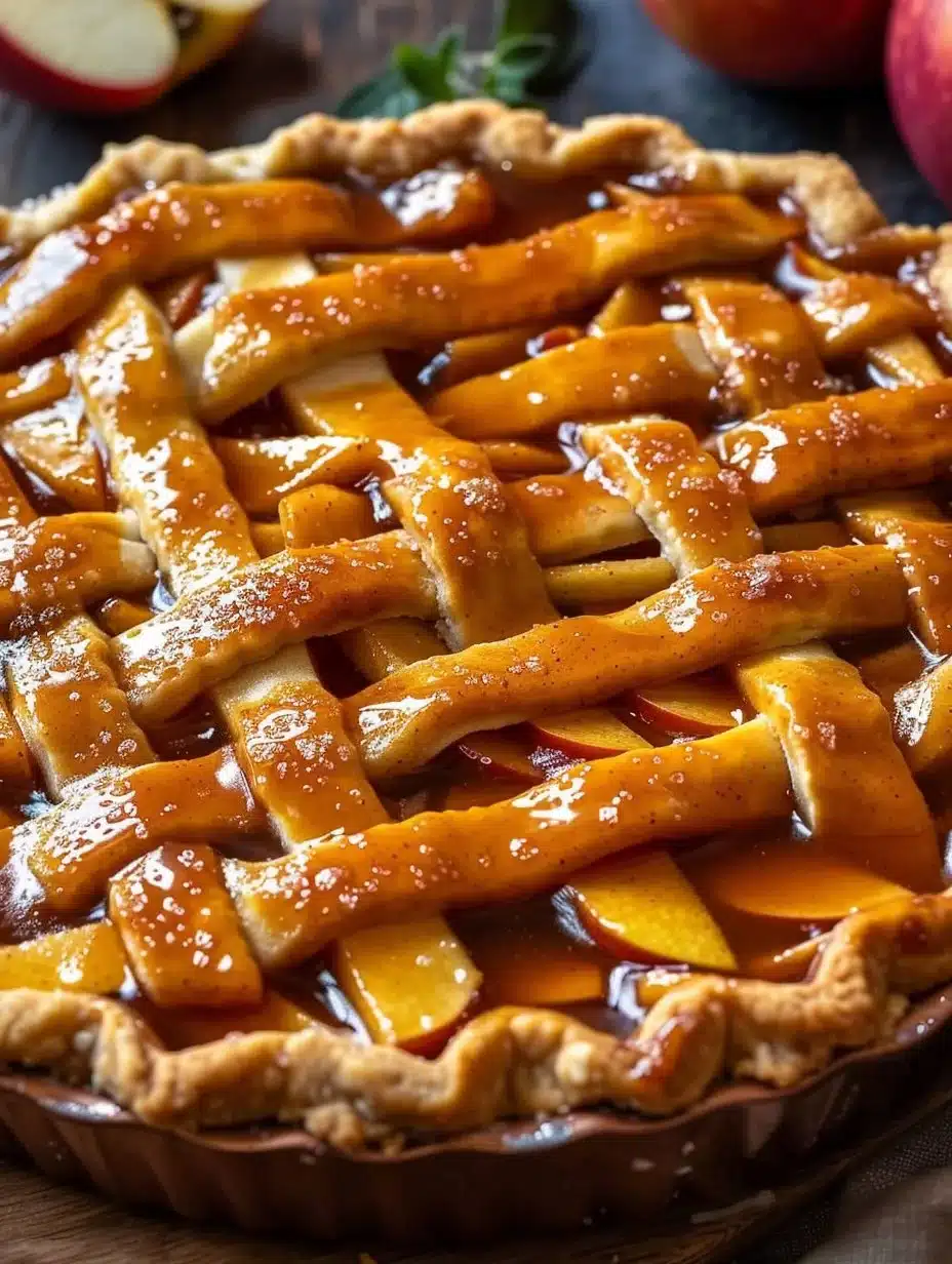 Homemade easy apple pie filling ready for baking.