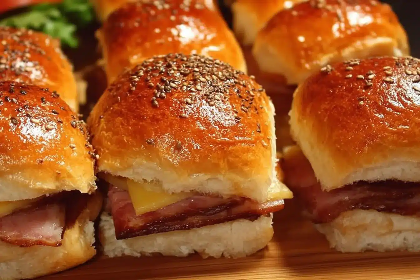 Delicious Hawaiian Roll Sliders 3 Delicious Hawaiian Roll Sliders served with toppings