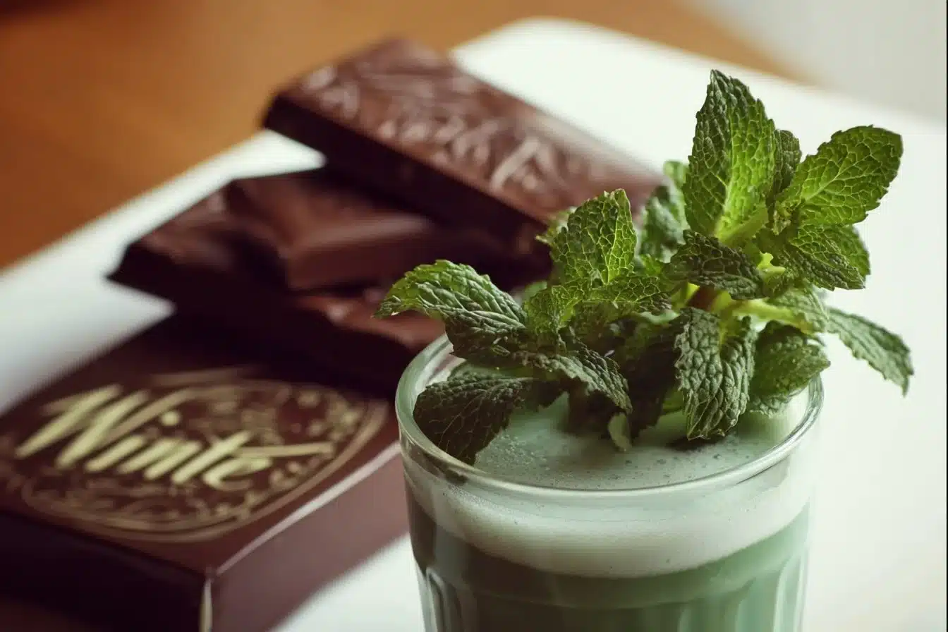 Delicious mint chocolate dessert showcasing a perfect blend of flavors.