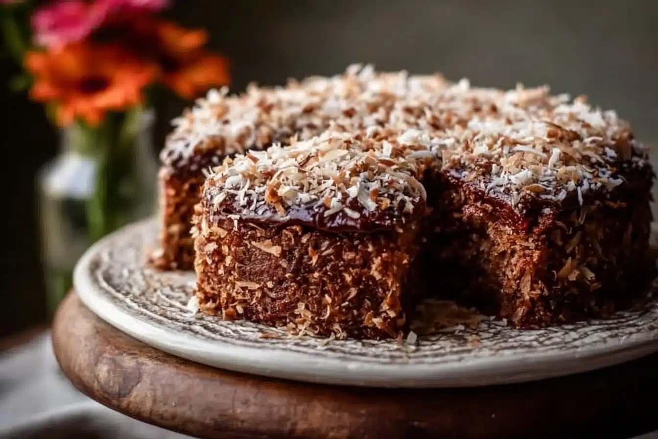 Best Ever German Chocolate Cake 3 Delicious slice of Best Ever German Chocolate Cake with coconut-pecan frosting