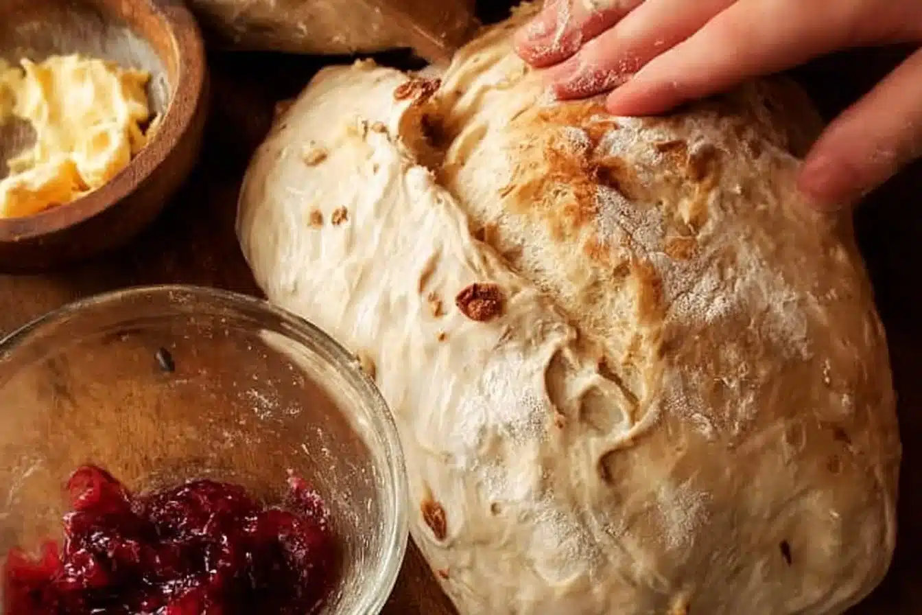 Sourdough Bread with Tasty Fillings & Mix-Ins 3 Sourdough bread loaf with various tasty fillings and mix-ins