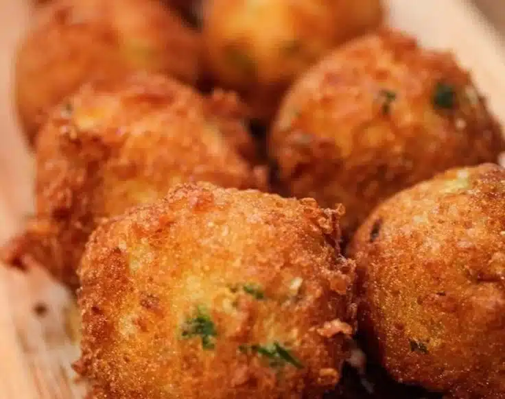Delicious crispy jalapeno cheese bites on a plate