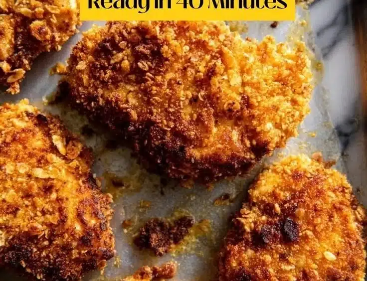 Honey-glazed spicy baked chicken ready to serve on a plate